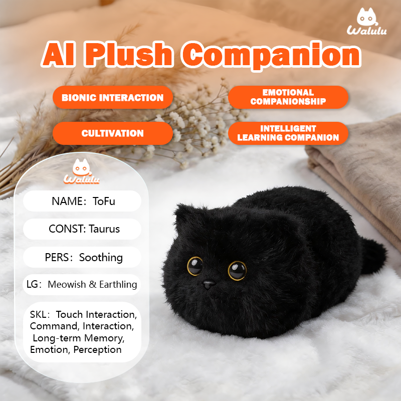 Interactive Cat Toy - Walulu Cat AI Intelligent Simulation Interactive
