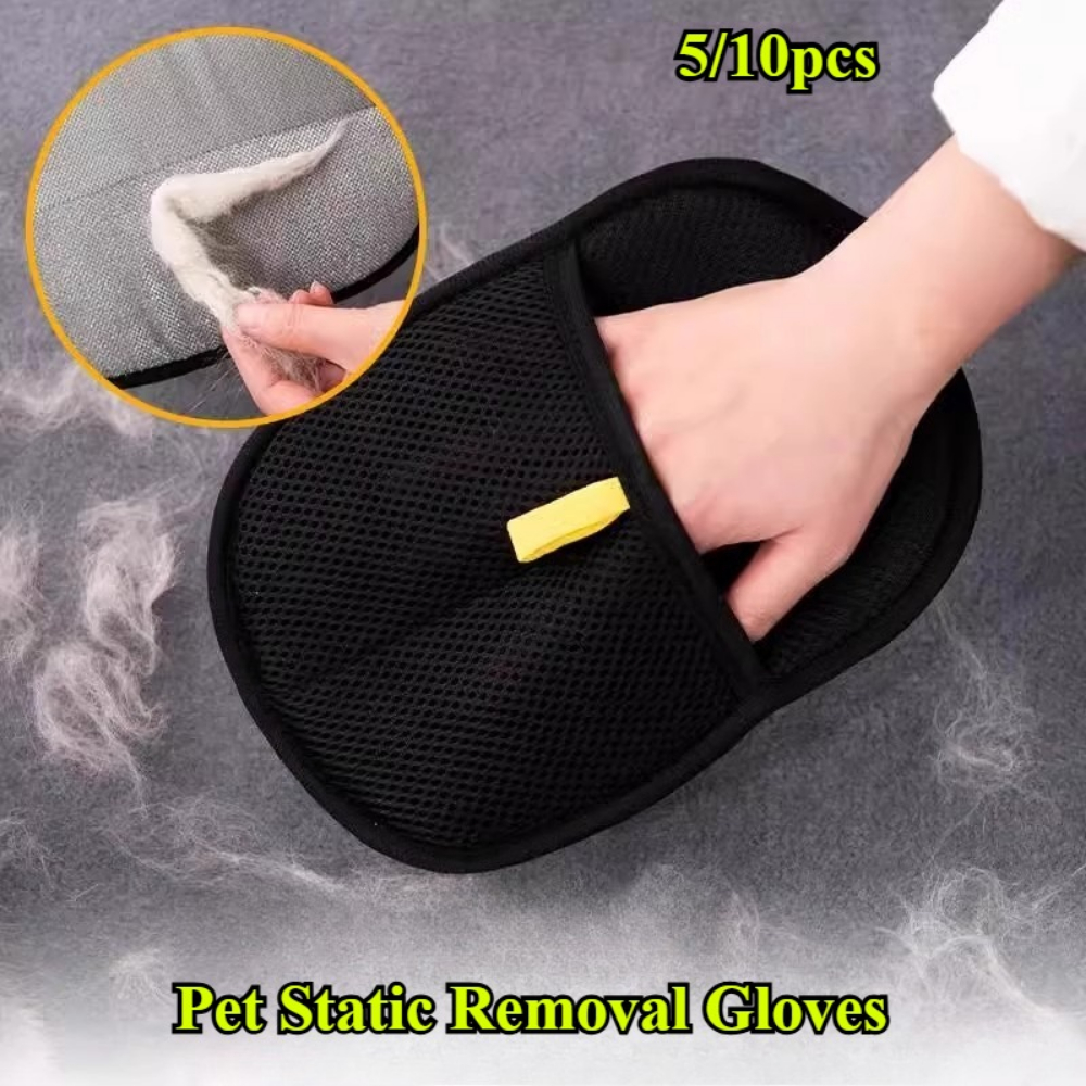 Pet Grooming Glove - 1/10pcs Pet Hair Removal Brush Fluff