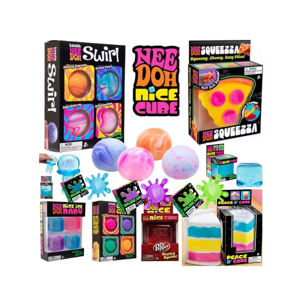 Interactive Cat Toy - New Needoh Cute Cat Soft Clay