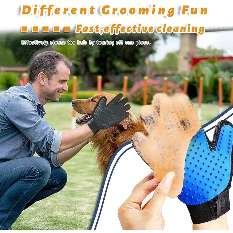 Pet Grooming Glove Gentle Sili - Pet Grooming Glove ulasan dan harga