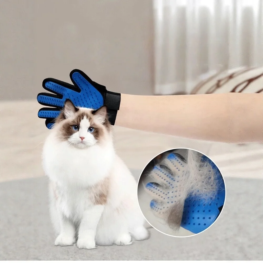 Pet Grooming Glove Gentle Sili - Pet Grooming Glove ulasan dan harga