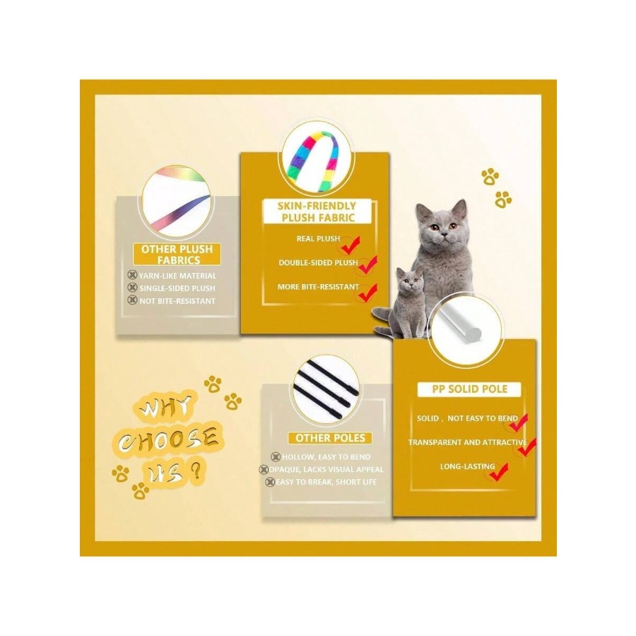 【New Arrival】Durable Ribbon Ca - Interactive Cat Toy ulasan dan harga