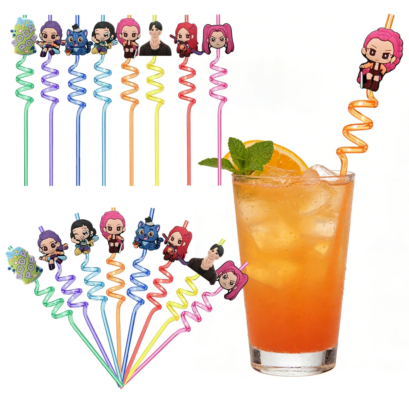 Colorful Anime Girl Spiral Str - Pet Supplies First ulasan dan harga