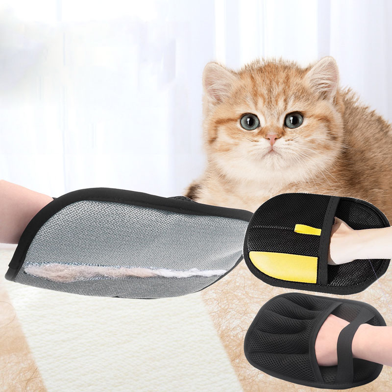 Pet Hair Remover Gloves Electr - Pet Grooming Glove ulasan dan harga
