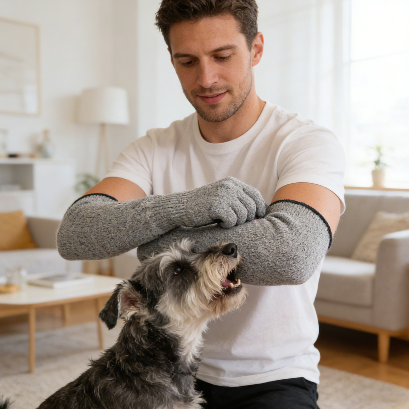 Long Cuff Protective Pet Glove - Pet Grooming Glove ulasan dan harga