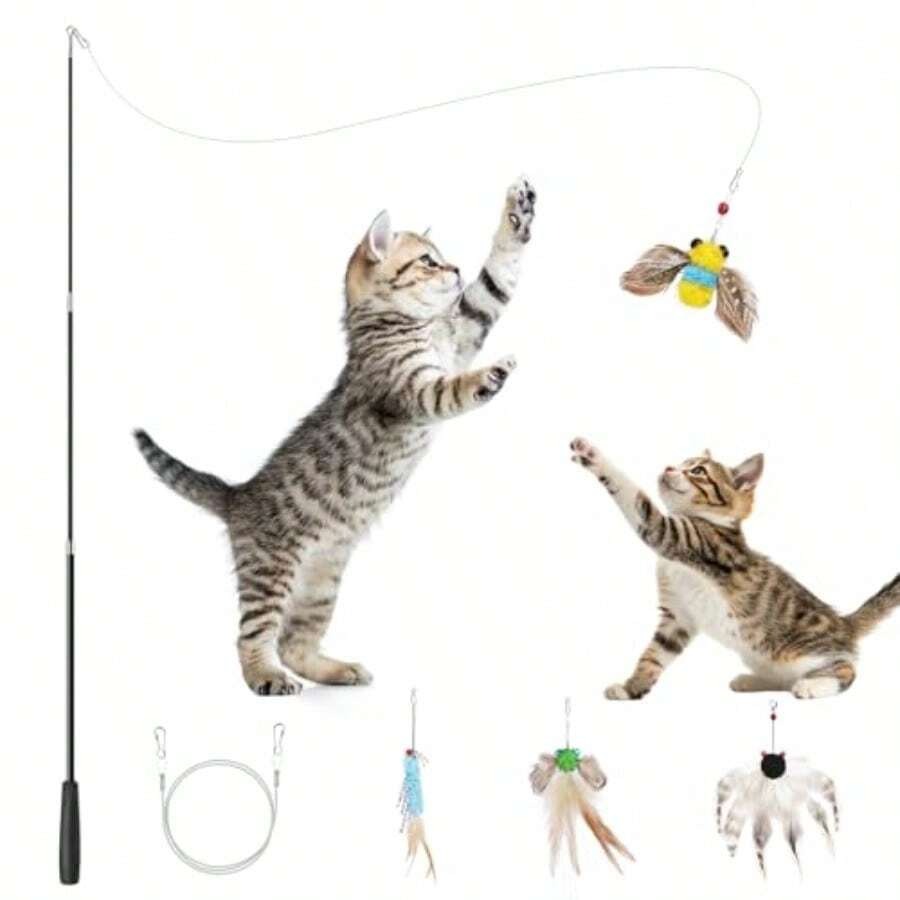 【New Arrival】Retractable Cat W - Interactive Cat Toy ulasan dan harga