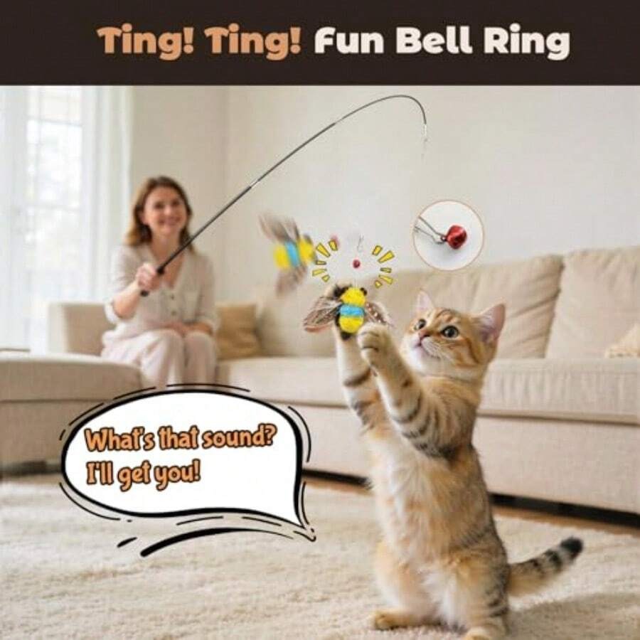 【New Arrival】Retractable Cat W - Interactive Cat Toy ulasan dan harga