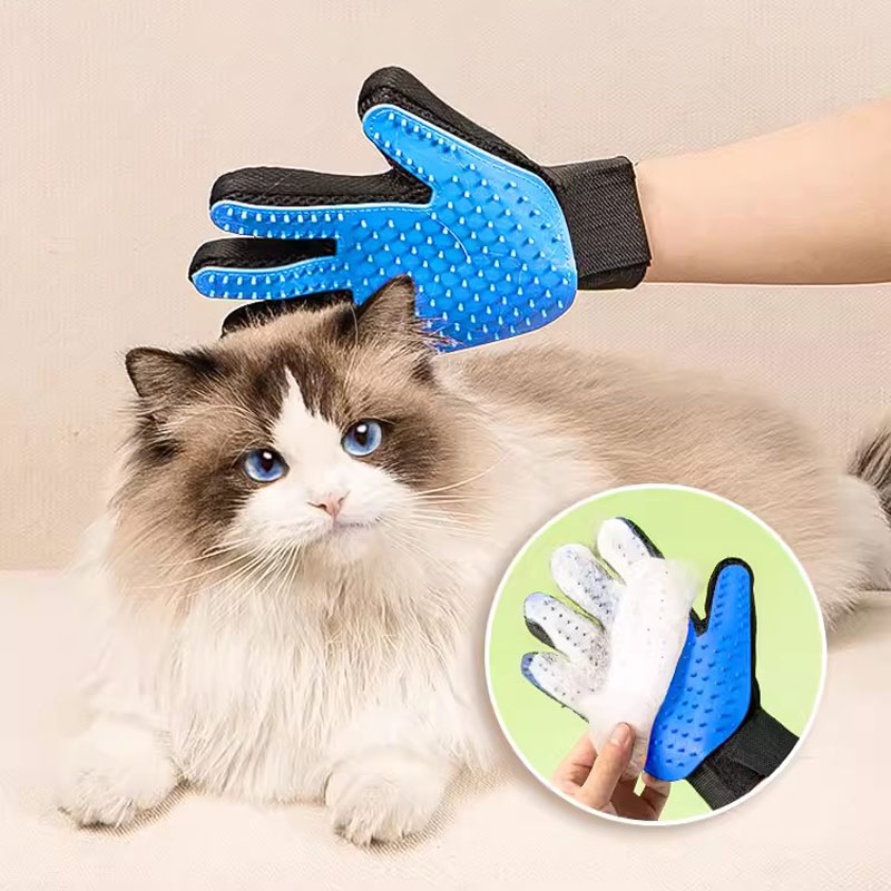 Pet Hair Remove Gloves Rubber  - Pet Grooming Glove ulasan dan harga