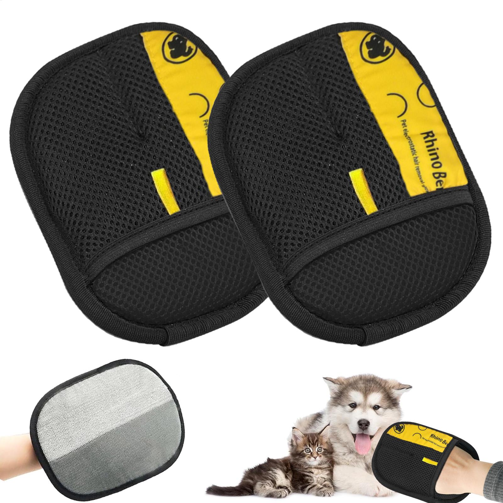 1 Pair Static Removal Gloves F - Pet Grooming Glove ulasan dan harga