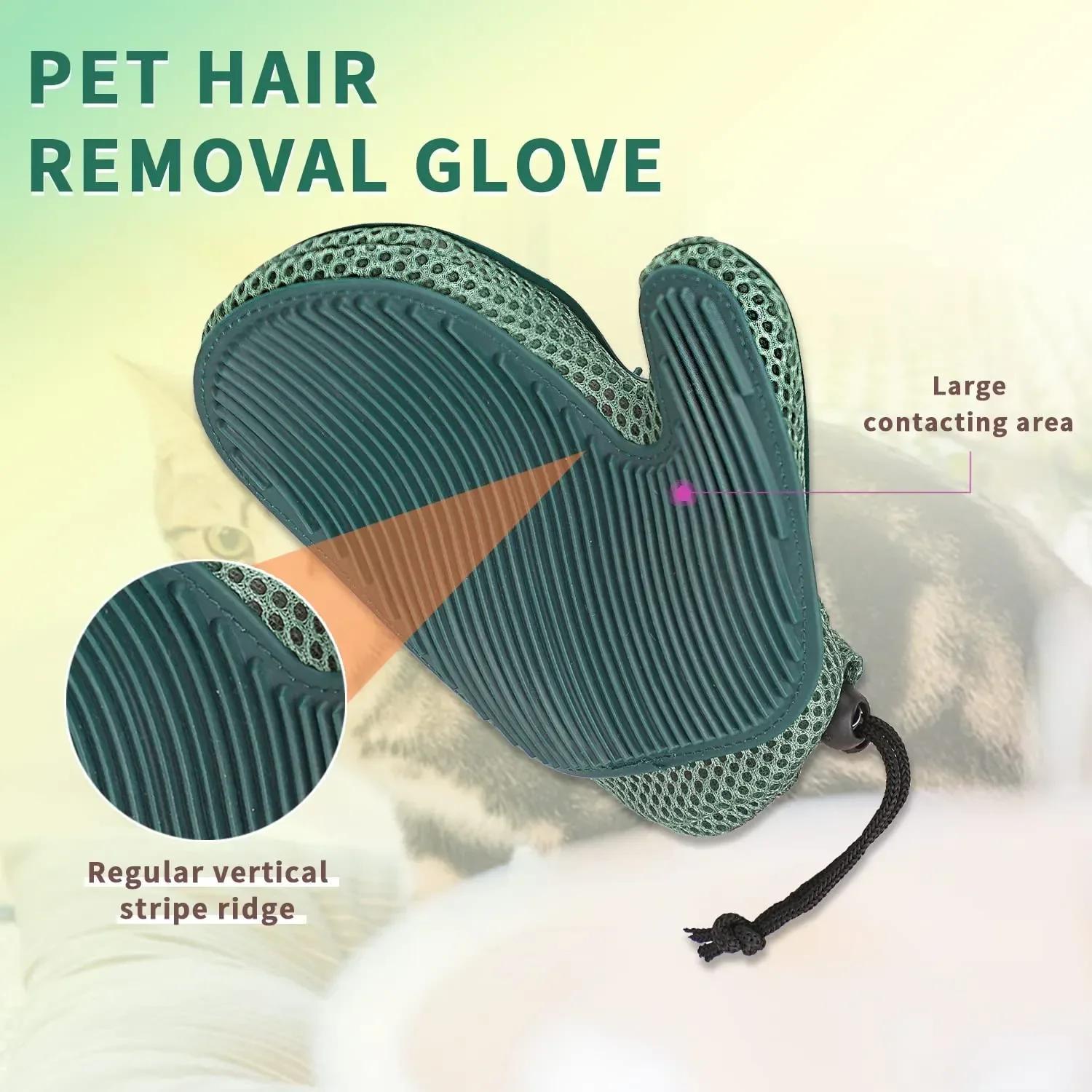 2 In 1 Cat Hair Glove & Pet Fu - Pet Grooming Glove ulasan dan harga