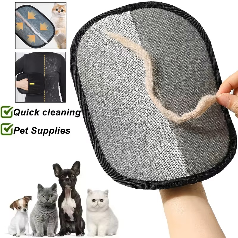 Pet Hair Removal Tool Reusable - Pet Grooming Glove ulasan dan harga