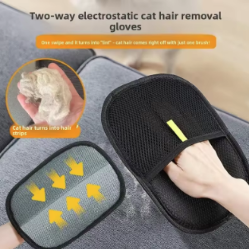 Pet Hair Removal Tool Reusable - Pet Grooming Glove ulasan dan harga